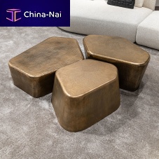 Contemporary coffee table SEATTLEbronzebronze basehome