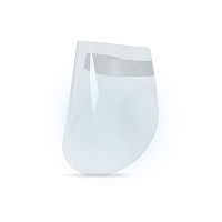 Full-face face-shield V1box of 25medicaltransparent