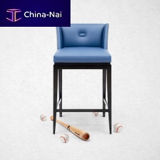 Contemporary bar chair LINCOLNindoorfabricleather