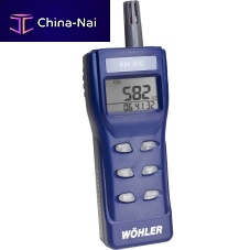 Indoor air quality meter T, rF | Whler KM 410CO2COportable