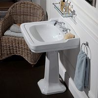 Traditional washbasin 600free-standingporcelainhigh-gloss