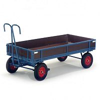 Platform trailer KF006 seriessingle-axletowedfor industrial materials