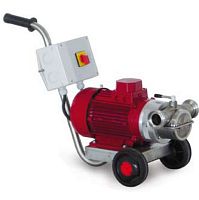 Impeller pump T seriesfor food productsfor winewith electric motor