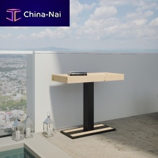 Contemporary sideboard table Mimosafiraluminumiron base