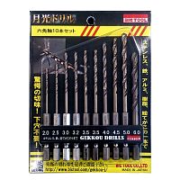 Solid drill bit 6GK10Pmulti-purposeHSSHSS/HSCO