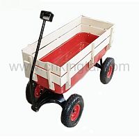 Platform trailer KT-1801T2-axletowedfor industrial materials