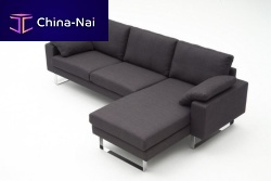 Corner sofa HANDYcontemporaryfabricleather