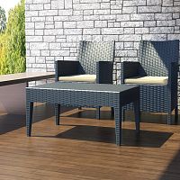 Contemporary coffee table MIAMI LOUNGEresin wickerresin wicker baserectangular