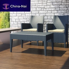 Contemporary coffee table MIAMI LOUNGEresin wickerresin wicker baserectangular
