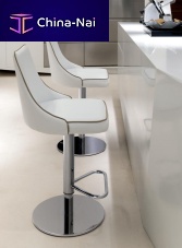 Contemporary bar chair CLARAindoorfabricleather