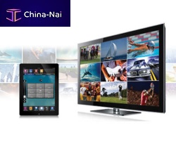 Multifunction home automation system touch screen SMARTVIEW VIDEO TILINGwall-mounted