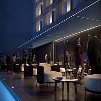 Metal canopy glassflatcontemporary