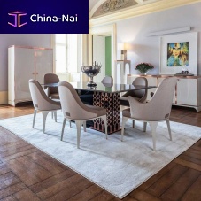 Contemporary dining chair Cocktailindoorvelvetwood veneer base