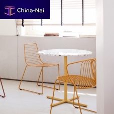 Contemporary bistro table NOTABLEHPLwoodenmarble