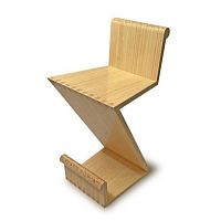 Contemporary bar chair ZEEindoorbamboobamboo base