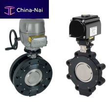 High-performance valve 36/37 seriesbutterflyelectrically-actuatedpneumatically-operated