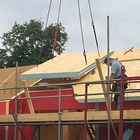Metal roof system modularmetal profileinsulating panel