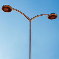 Urban lamp post S.XXItraditionalglassLED