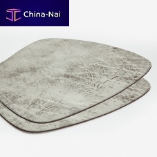 Leather placemat BUMERANGcontemporary