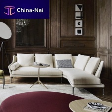 Modular sofa douardsemicircularcontemporaryfabric