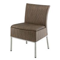 Contemporary chair AURORA outdoorindoorfabric