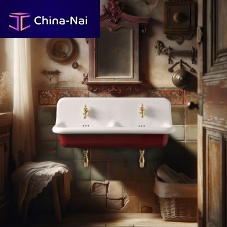 Wall-mounted washbasin TCL120ceramichigh-glossmatte finish