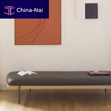 Contemporary bench ABISKOfabricmetalwithout backrest