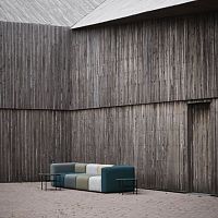 Modular sofa PUMPcontemporaryfabricmulti-color