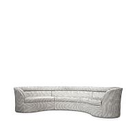 Modular sofa ENTICEsemicirculartraditionalfabric
