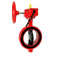 Butterfly valve HBF-300Wwith handwheelflangewafer