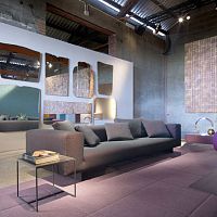 Contemporary sofa ATOLLO NEXTfabricgray100% recyclable