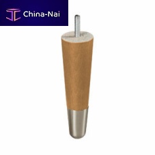 Wooden bed leg ROUND CAPPED