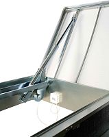 Aluminum smoke vent PYRODME VOLULECsmoke and heat extractor