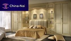 Wall-mounted wardrobe R 10traditionallacquered woodwith swing doors