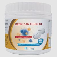 Floor disinfectant Detro San Chlor DTtabletschlore-based