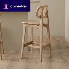 Contemporary bar chair TITUSindoorbeechoak