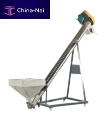 Conical screw feeder conveying