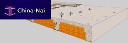 Structural floor with girder-slabs ceramic interjoist