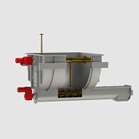 Auger feeder continuousfor bulk materials