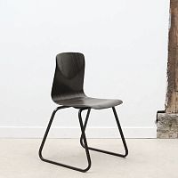 Industrial design chair Galvanitas S23indoorplywoodebony
