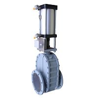 Gate valve Z644HC pneumaticdoublemetal