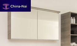 Contemporary bathroom mirror cabinet STANDARDwoodenwall-mounted