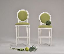 Louis XVI style bar chair LUIGI XVIindoorfabricwooden base