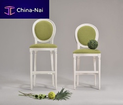 Louis XVI style bar chair LUIGI XVIindoorfabricwooden base