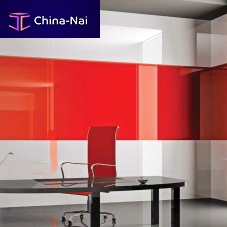 Float glass panel safetylacqueredfor partition wall
