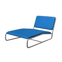 Bauhaus design daybed WB21leatherstainless steel baseindoor