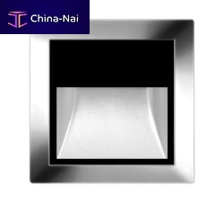 Surface-mounted light fixture ALZIR INOXLEDsquareIP65