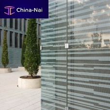 Safety glass panel patternedtranslucenttransparent