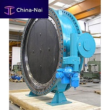 Butterfly valve electrically-operatedshut-offfor oil