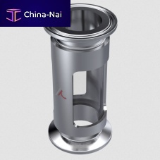 Sight glass for industrial applications 132.A seriesweld-onstainless steel